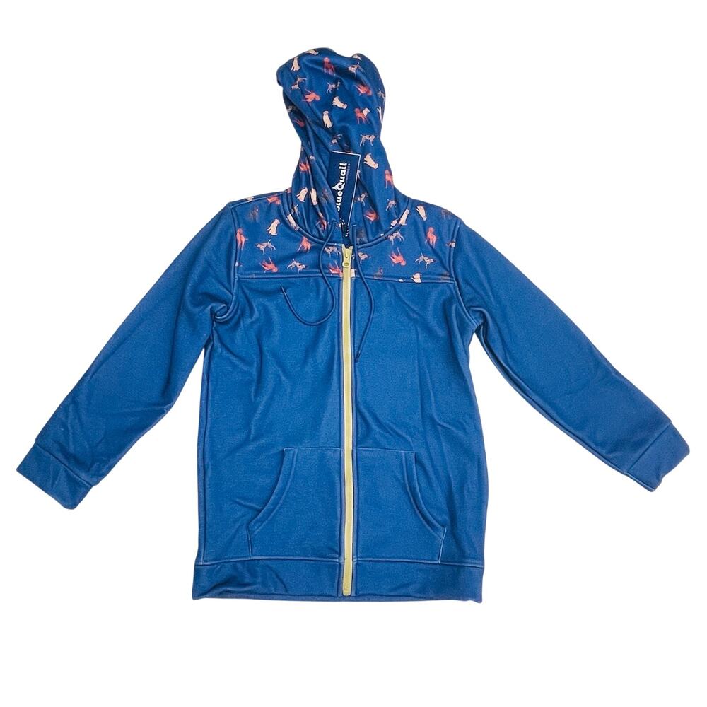 NWT Blue Quail Size 10 Man's Best Friend Hoodie